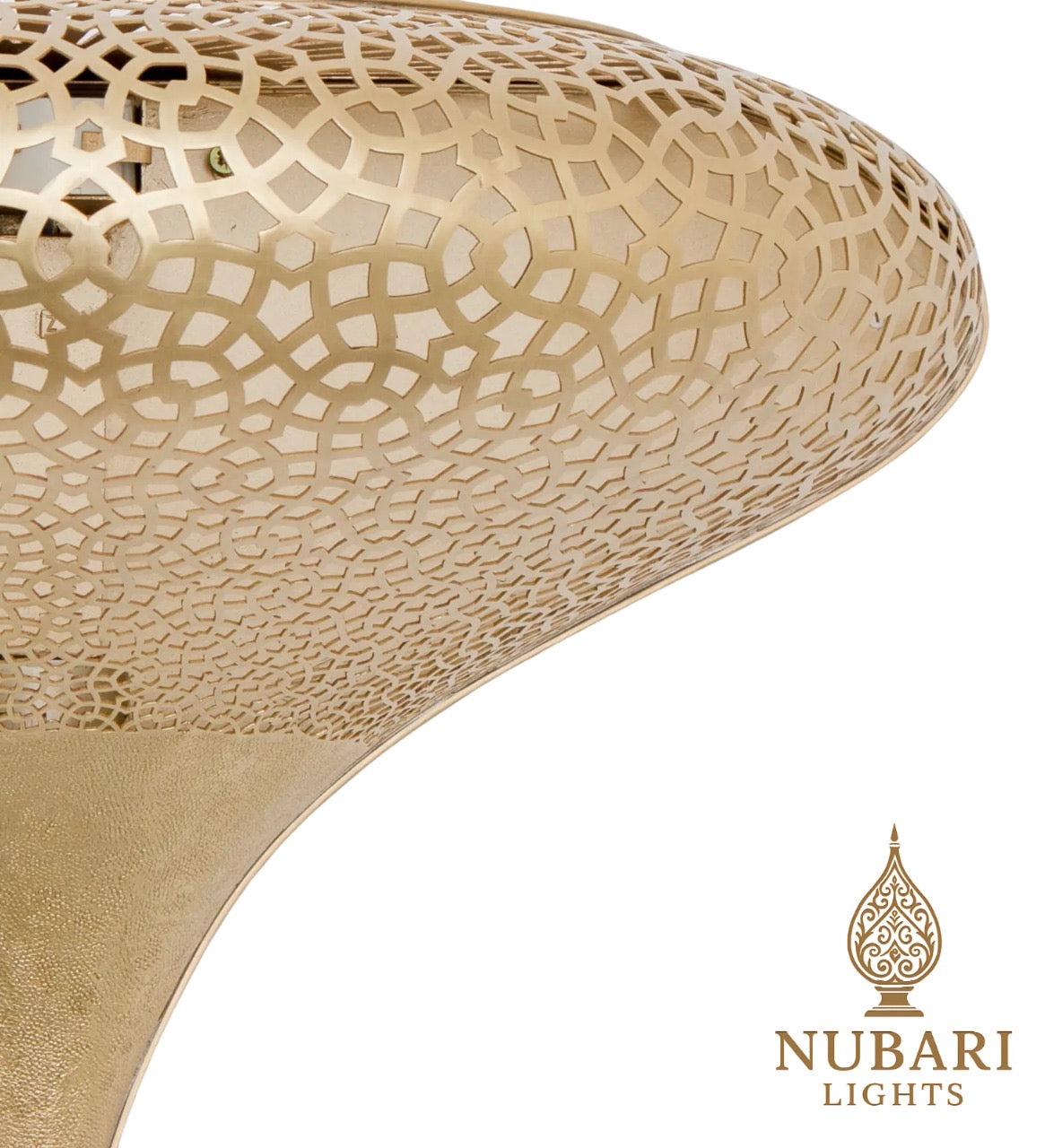 Moroccan Brass Wall Lamp – Handmade Balloon Sconce – Oriental Brass Light