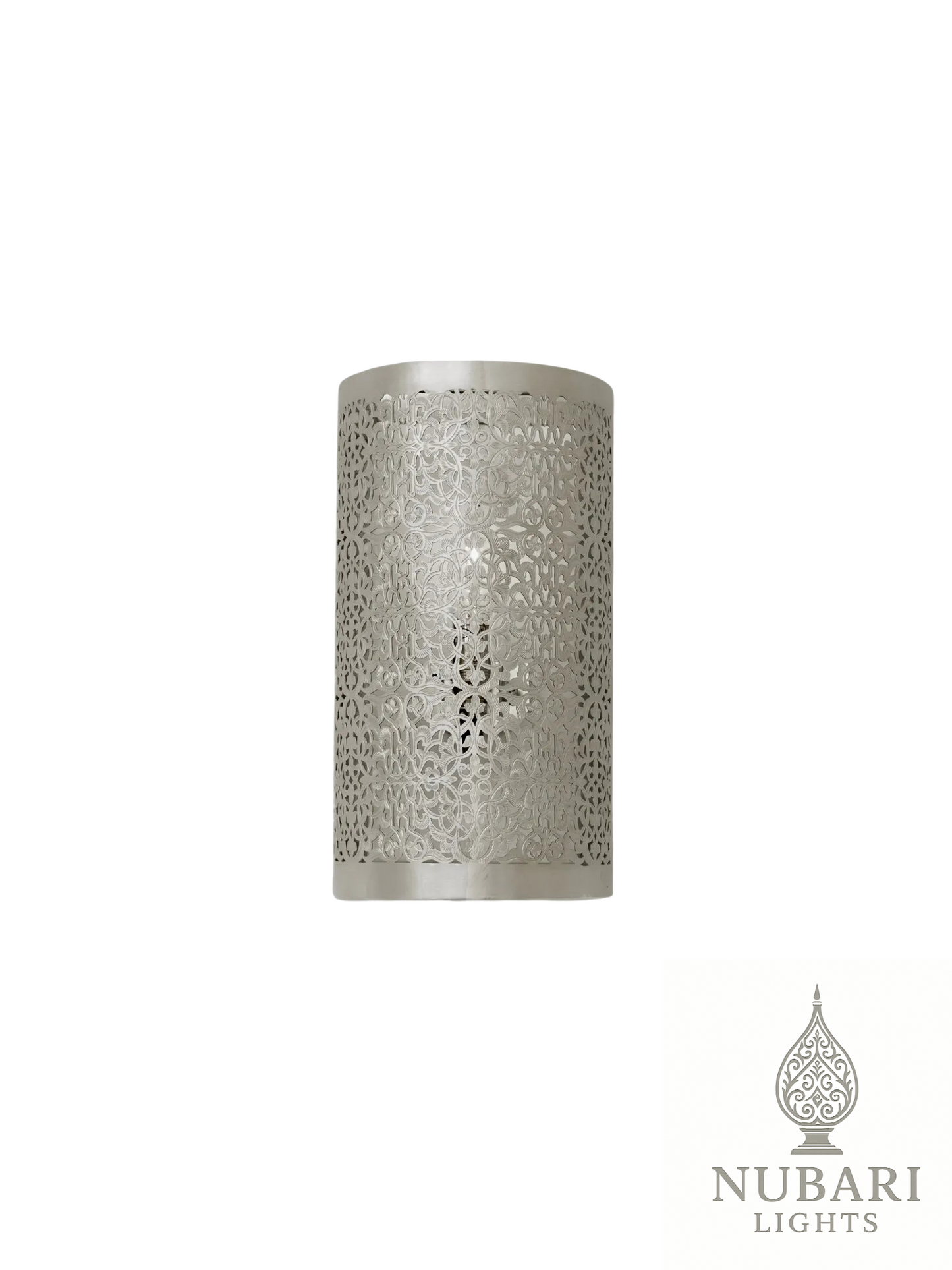 Handmade Moroccan Brass Wall Sconce – Oriental Pierced Light Fixture