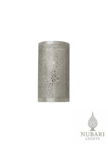 Handmade Moroccan Brass Wall Sconce – Oriental Pierced Light Fixture