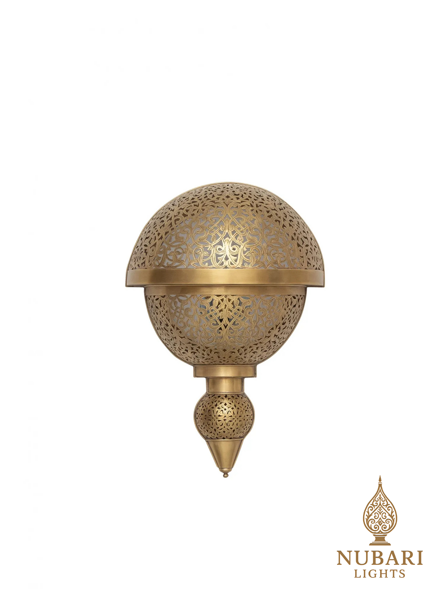 Applique murale marocaine en laiton faite main | Finition antique