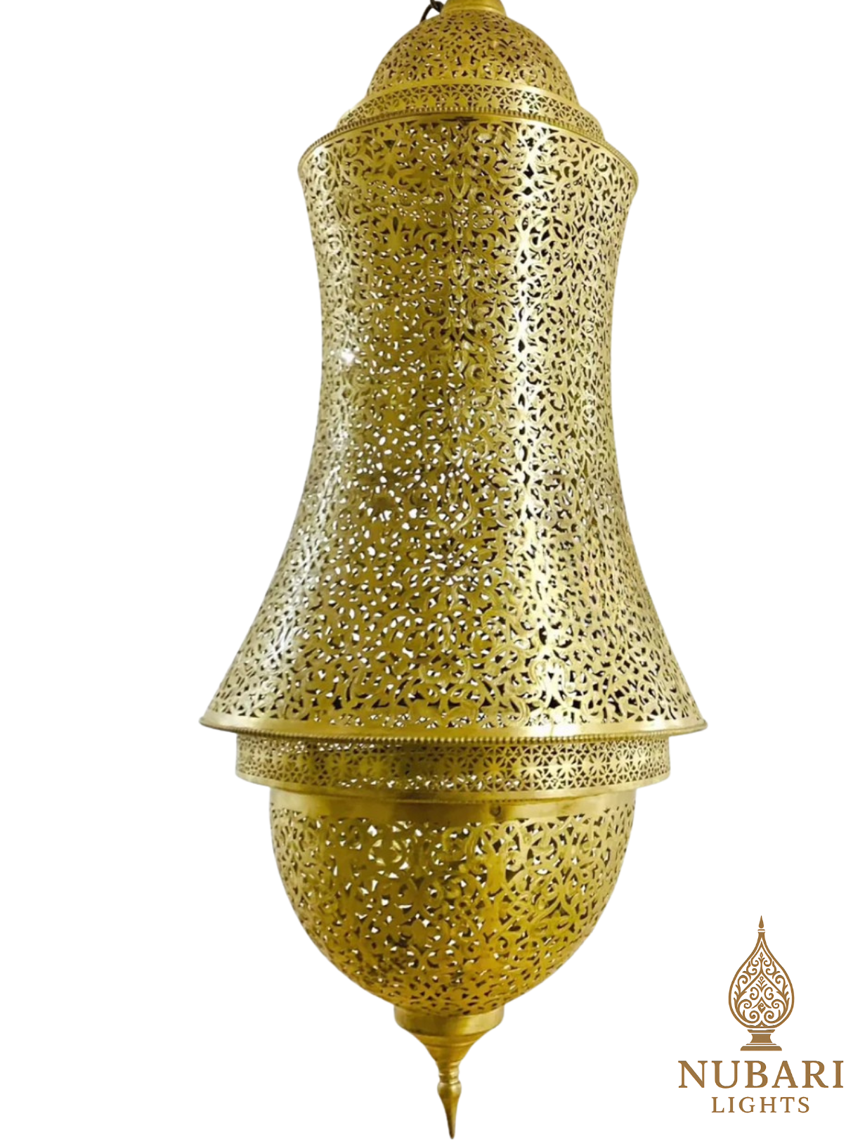 Handmade Moroccan Brass Ceiling Lamp – Oriental Pendant Light