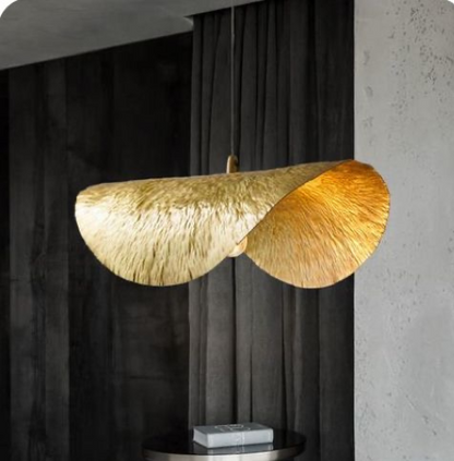 Handmade Moroccan Brass Pendant Light – Unique Semi-Sphere Chandelier