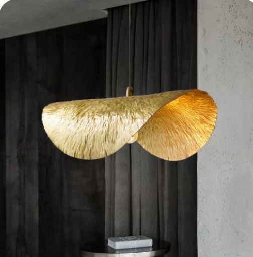 Handmade Moroccan Brass Pendant Light – Unique Semi-Sphere Chandelier