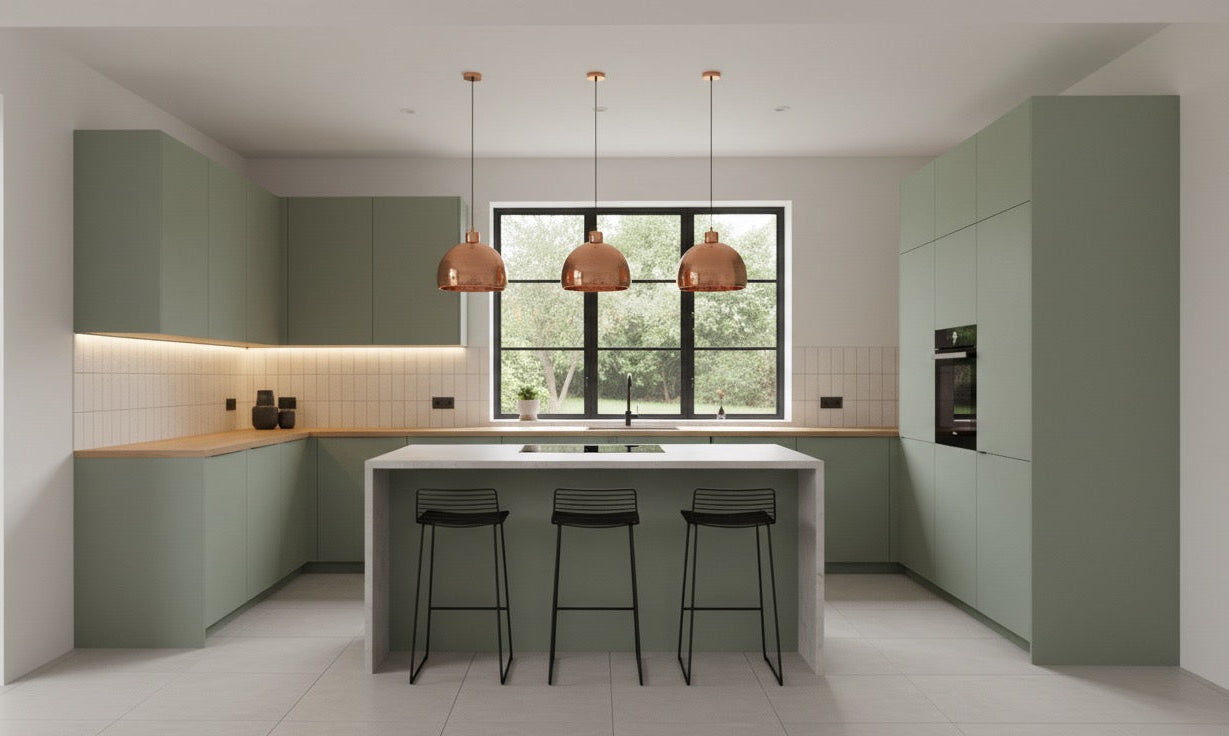 Handmade Hammered Copper Dome Pendant – Rustic Farmhouse Lighting – Moroccan Vintage Ceiling Light