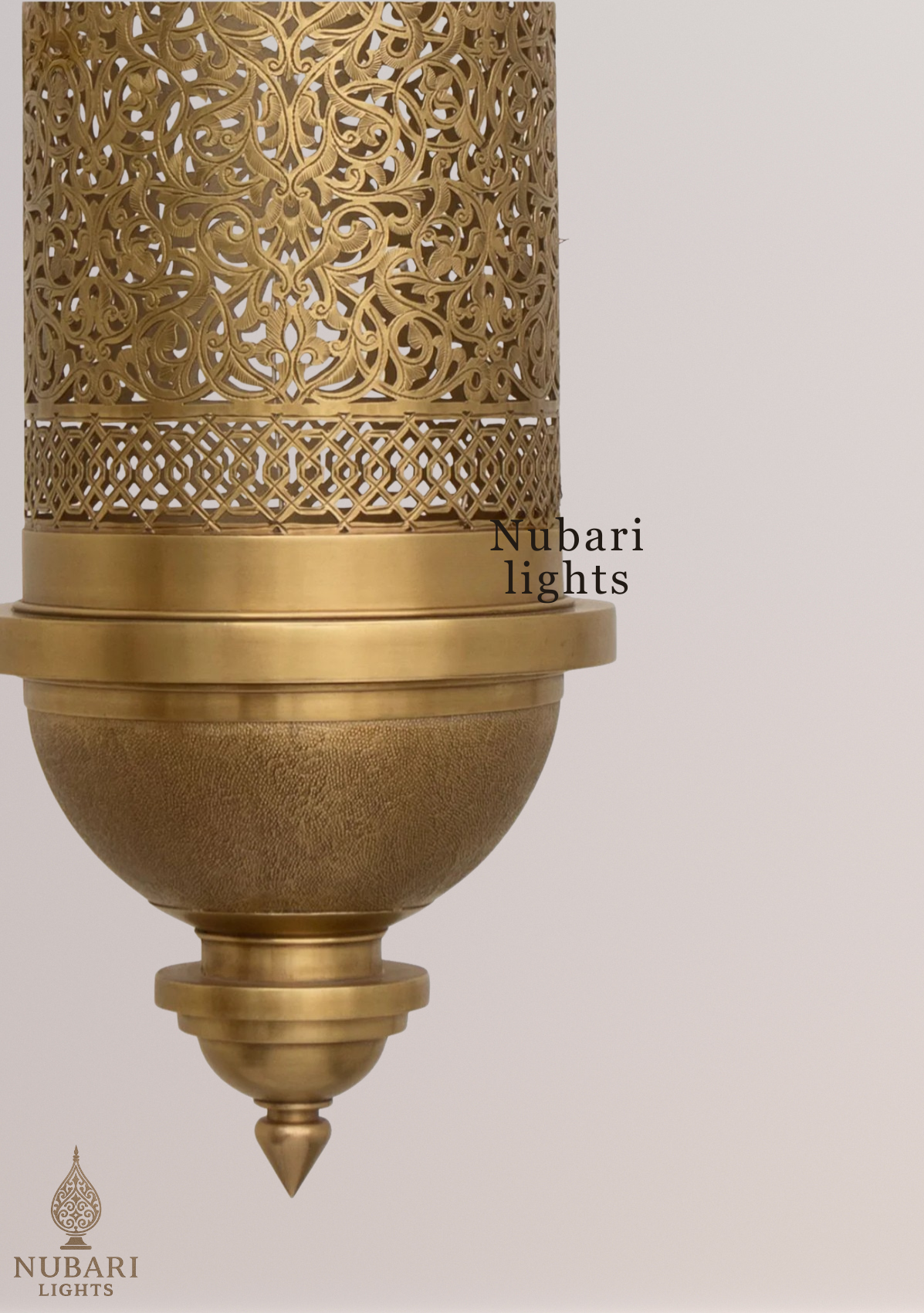 Moroccan Brass Cylinder Pendant Light – Handmade Lighting by Nubarilights