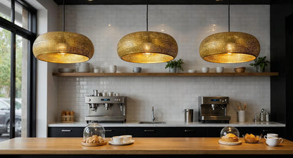 Handmade Moroccan Brass Pendant Light – Pierced Egg Shape Ceiling Lamp – Oriental Home Décor